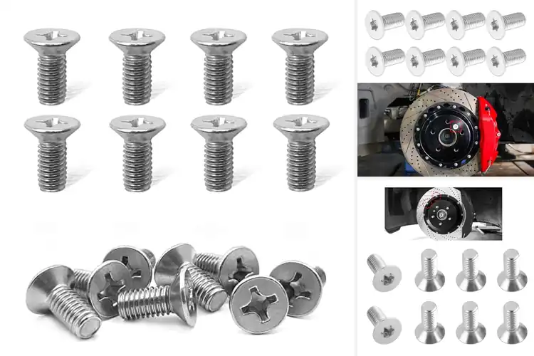 Detailed view of Best 8Pack Rotor Screws Set: Upgrade Brakes, Drive Safely