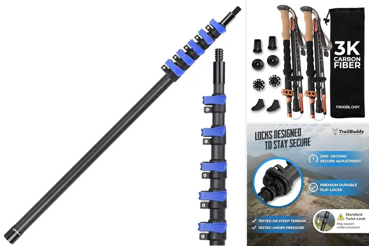 Detailed view of Best Carbon Alternative Poles