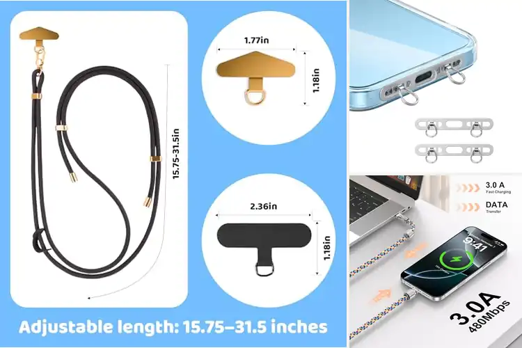 Detailed view of Best Charging-Friendly Phone Lanyards