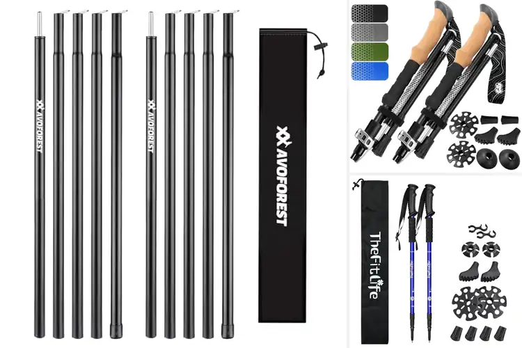 Detailed view of Best Collapsible Poles