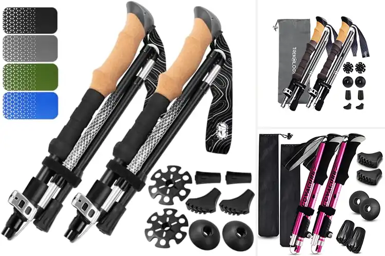 Detailed view of Best Collapsible Trekking Poles For Travel