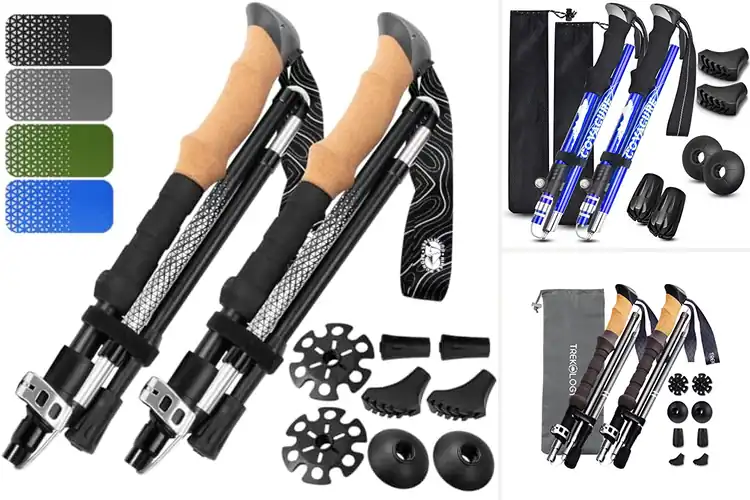 Detailed view of Best Compact Hiking Poles