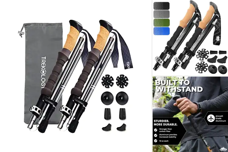 Detailed view of Best Compact Trekking Poles