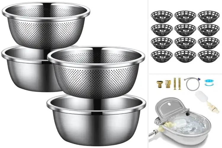 Detailed view of Best Drain Hole Water Bowl For Easy Drainage