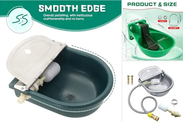 Detailed view of Best Durable Farm Animal Drinking Bowls