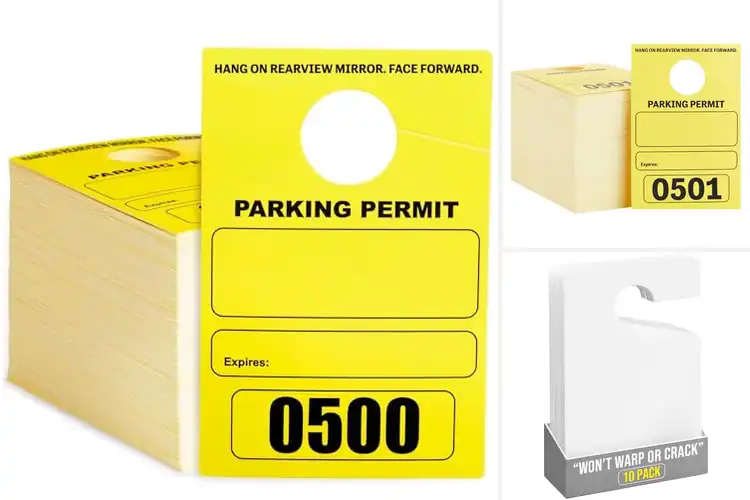 Detailed view of Best Durable Parking Tags: Built to Last