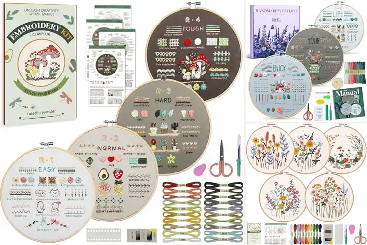 Detailed view of Best Embroidery Kits For Beginners