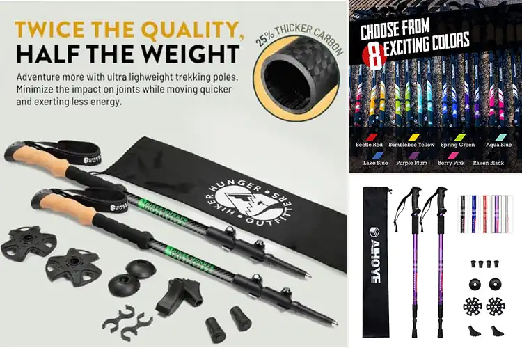 Detailed view of Best Ergonomic Trekking Poles For Women