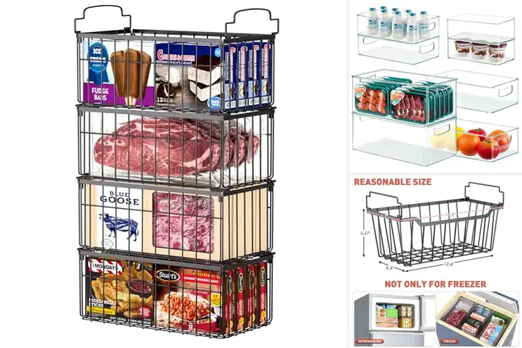 Detailed view of Best Freezer Storage Bins