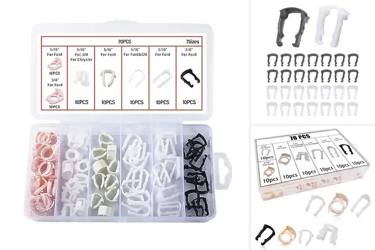 Detailed view of Best Fuel Line Clips: Top-Rated Kits for Your Vehicle