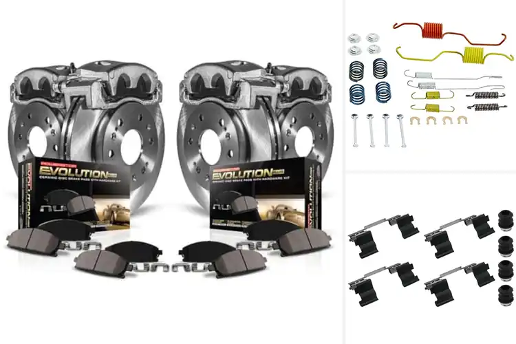 Detailed view of Best High-Quality Brake Hardware: Top Kits for Smooth Stops