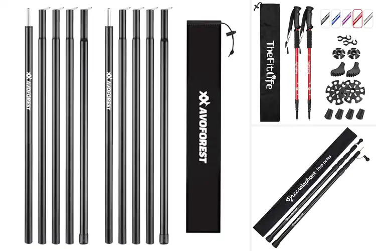 Detailed view of Best Lightweight Poles