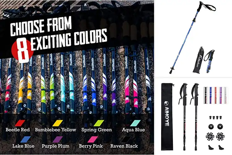 Detailed view of Best Lightweight Trekking Poles For Men