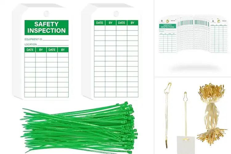 Detailed view of Best Lot Safety Tags