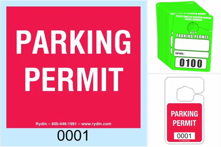 Detailed view of Best Numbered Parking Permits
