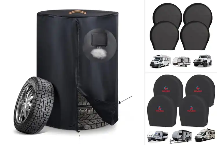 Detailed view of Best Oxford Tire Covers