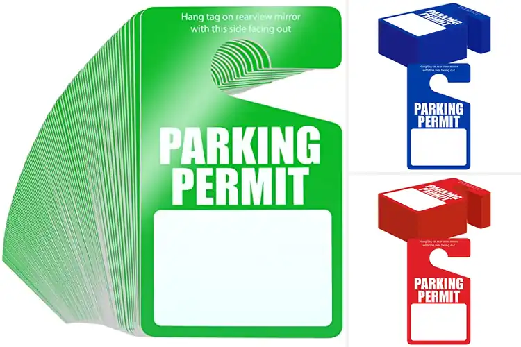 Detailed view of Best Parking Permit Hang Tags: Simplify Your Parking Today
