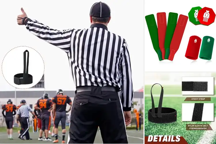 Detailed view of Best Referee Wristbands