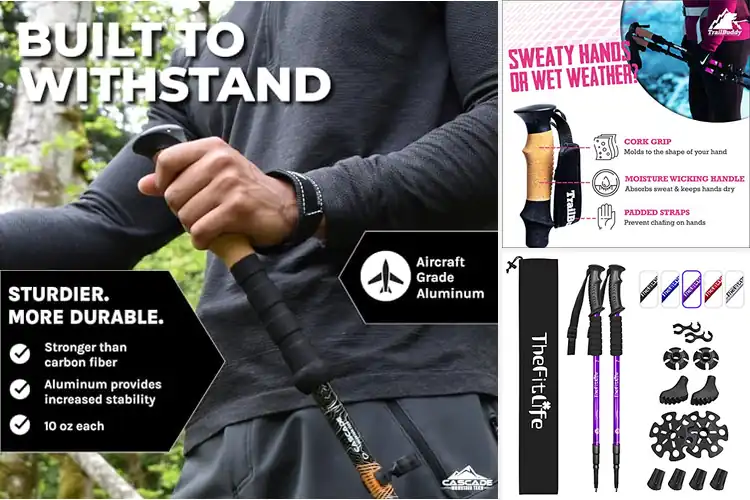 Detailed view of Best Senior Trekking Poles