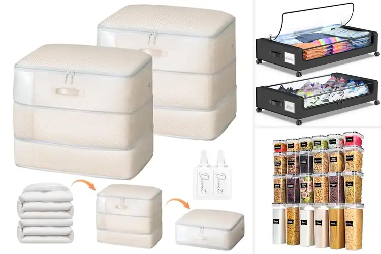 Detailed view of Best Space Saving Storage Containers