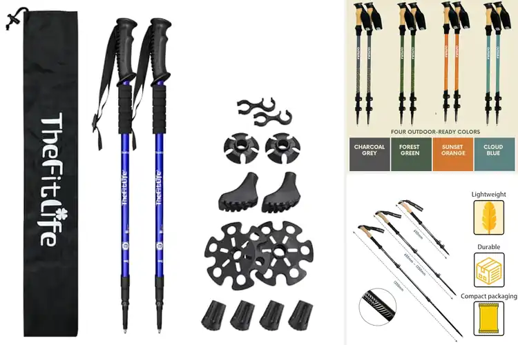 Detailed view of Best Sweat Wicking Trekking Poles: Hike in Comfort