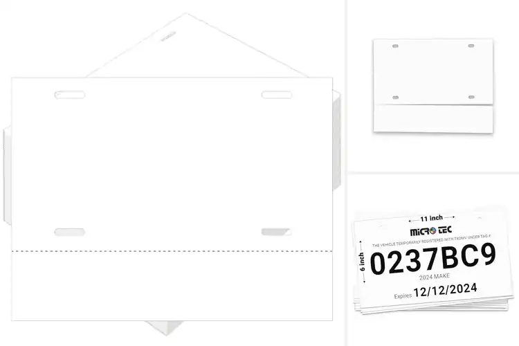 Detailed view of Best Temporary Car Tags
