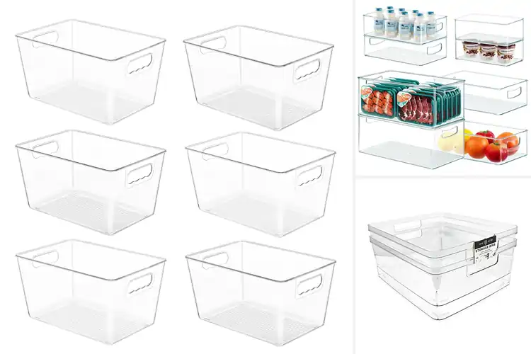 Detailed view of Best Transparent Freezer Bins