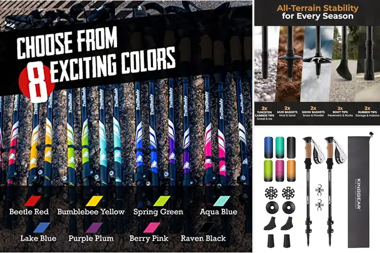 Detailed view of Best Trekking Poles For Men