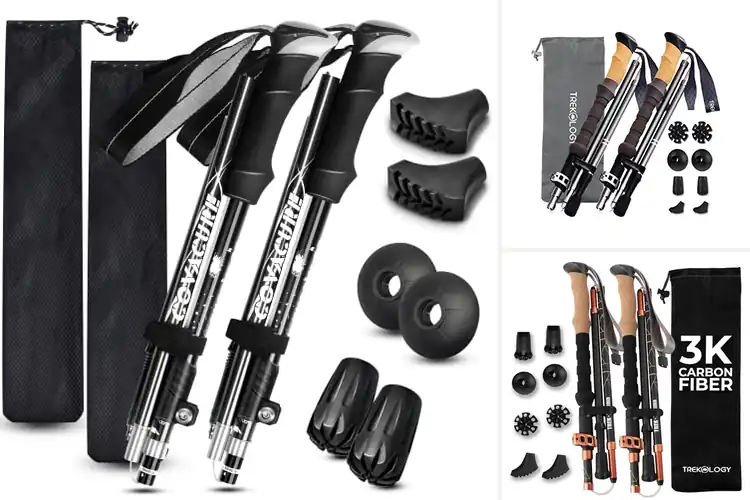 Detailed view of Best Tri-Fold Hiking Poles