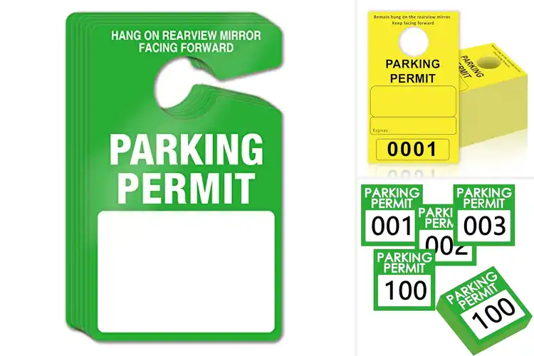 Detailed view of Best Visible Parking Permits