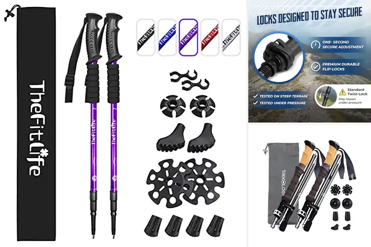 Detailed view of Best Walking Poles for Lightweight Comfort on Every Trail