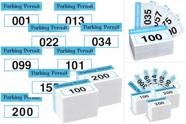 Detailed view of Best Windshield Parking Permits